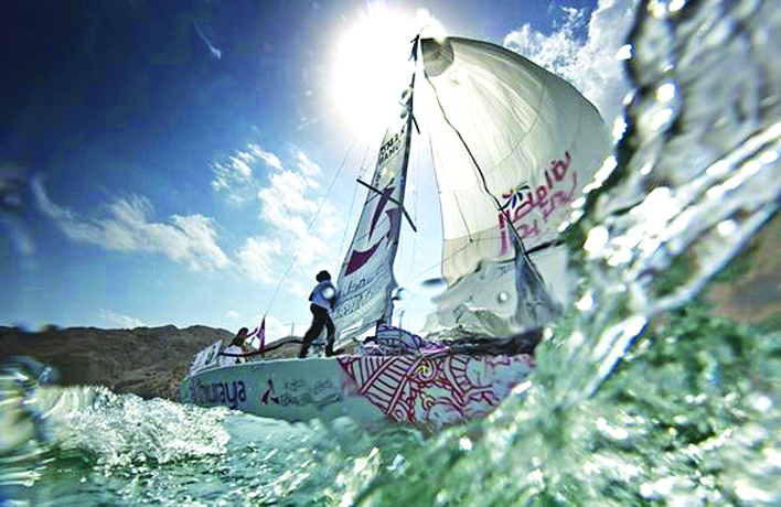 Downwind through the cliffs