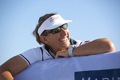 Dee Caffari - Zighy Bay post